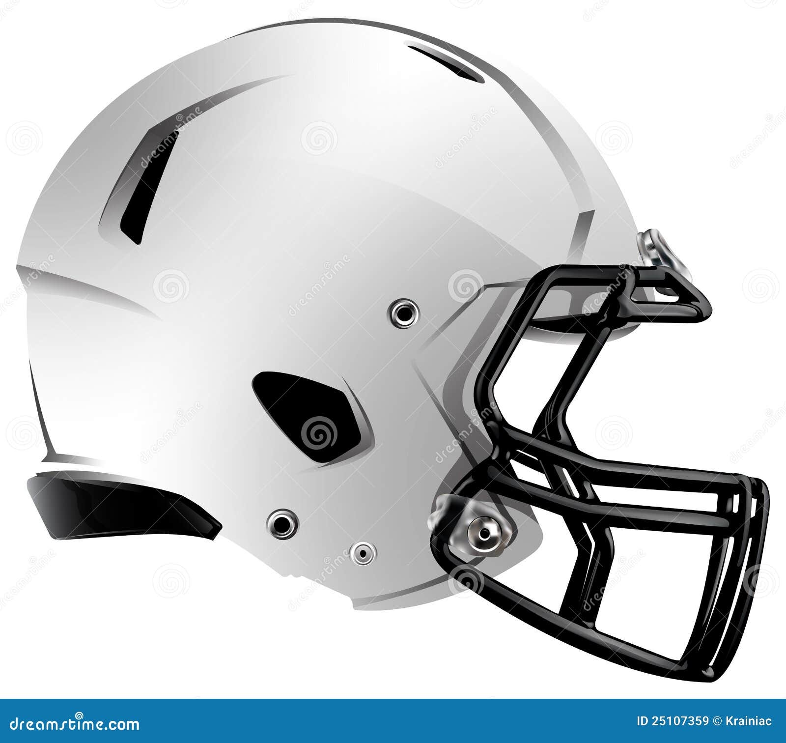 Blank Football Helmet Templates