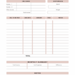 Free And Customizable Budget Templates Worksheets Library