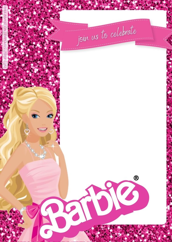FREE Barbie Pinkie Party Birthday Invitation Templates In 2023 Free