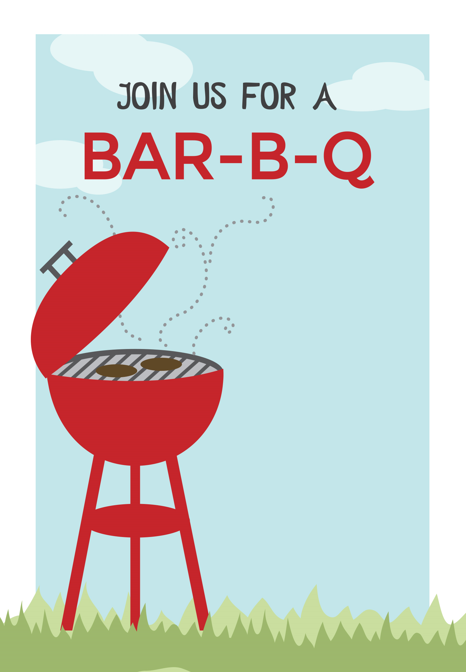 Free Bbq Invitation Template Word Printable Templates