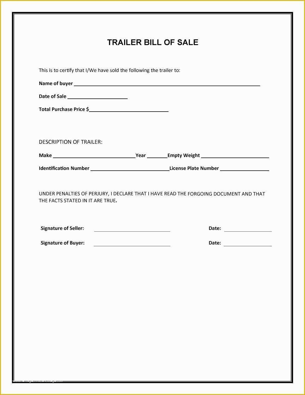 Free Bill Of Sale Template Download Of 46 Fee Printable Bill Of Sale