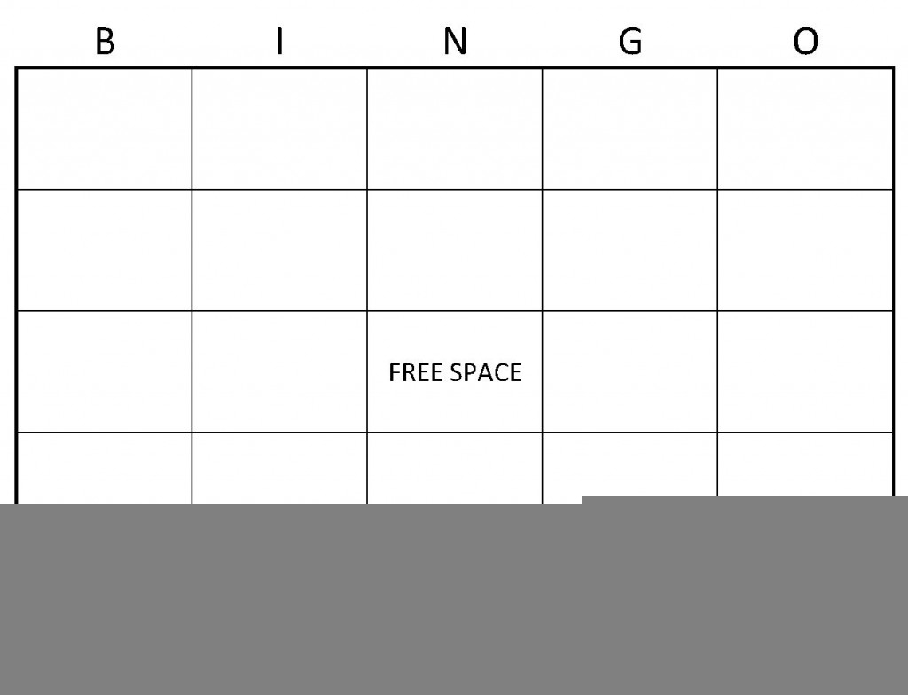 Customizable Blank Bingo Templates