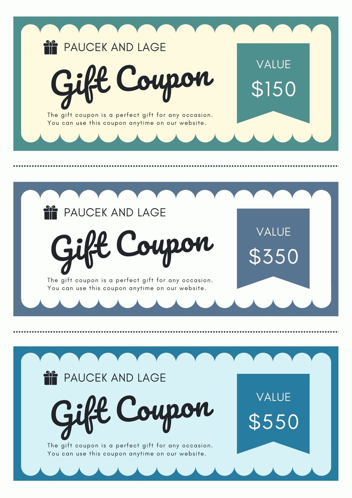 Free Blank Coupon Template Downloads