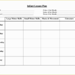 Free Blank Preschool Lesson Plan Templates Of Blank Lesson Plan