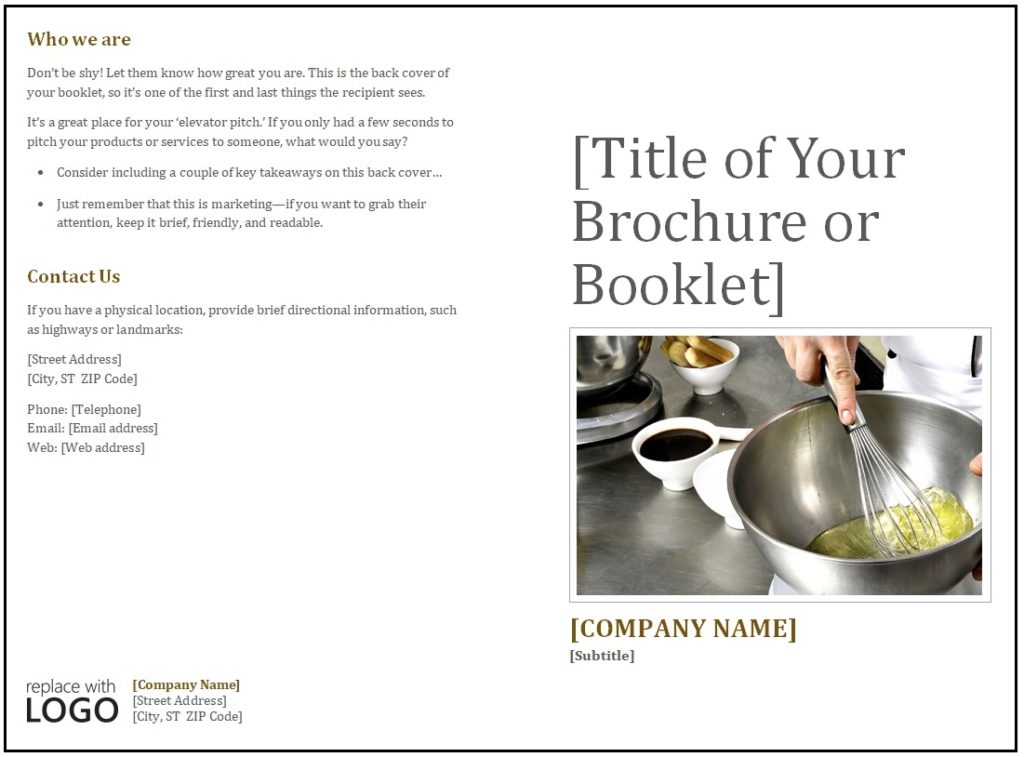Blank Booklet Templates Printable
