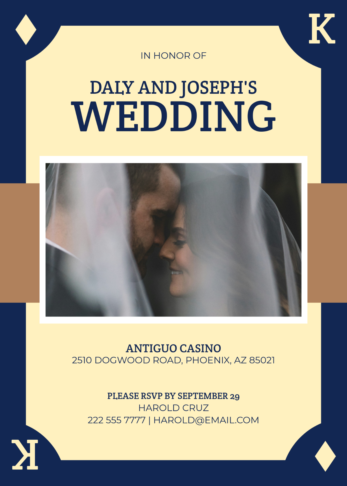 Free Casino Invitation Templates Editable And Printable