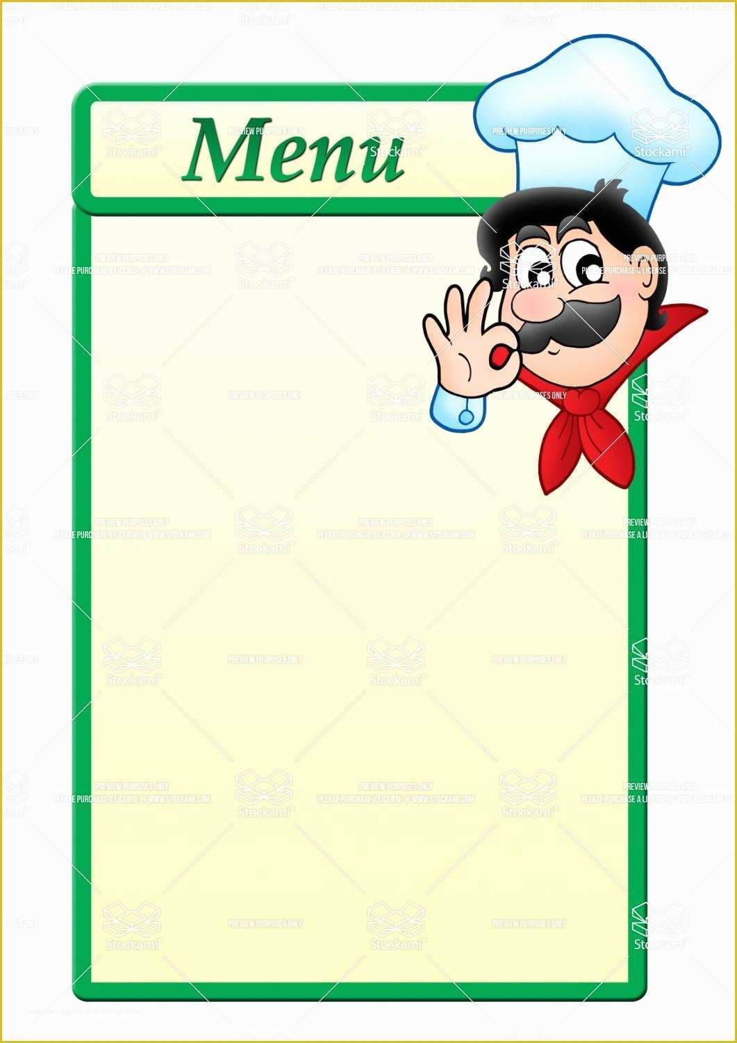 Fancy Blank Menu Templates