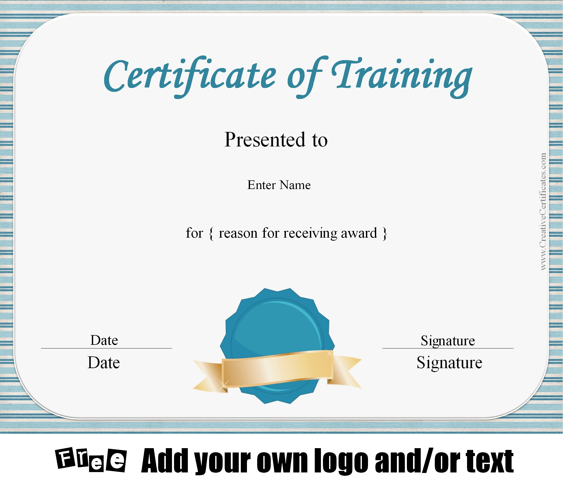 Blank Printable Certificate Templates