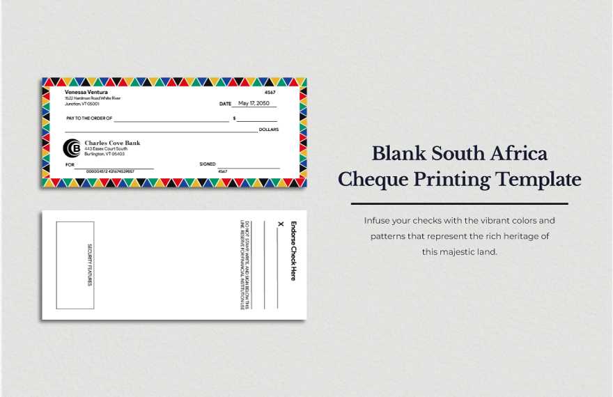 Free Cheque Templates To Edit Online