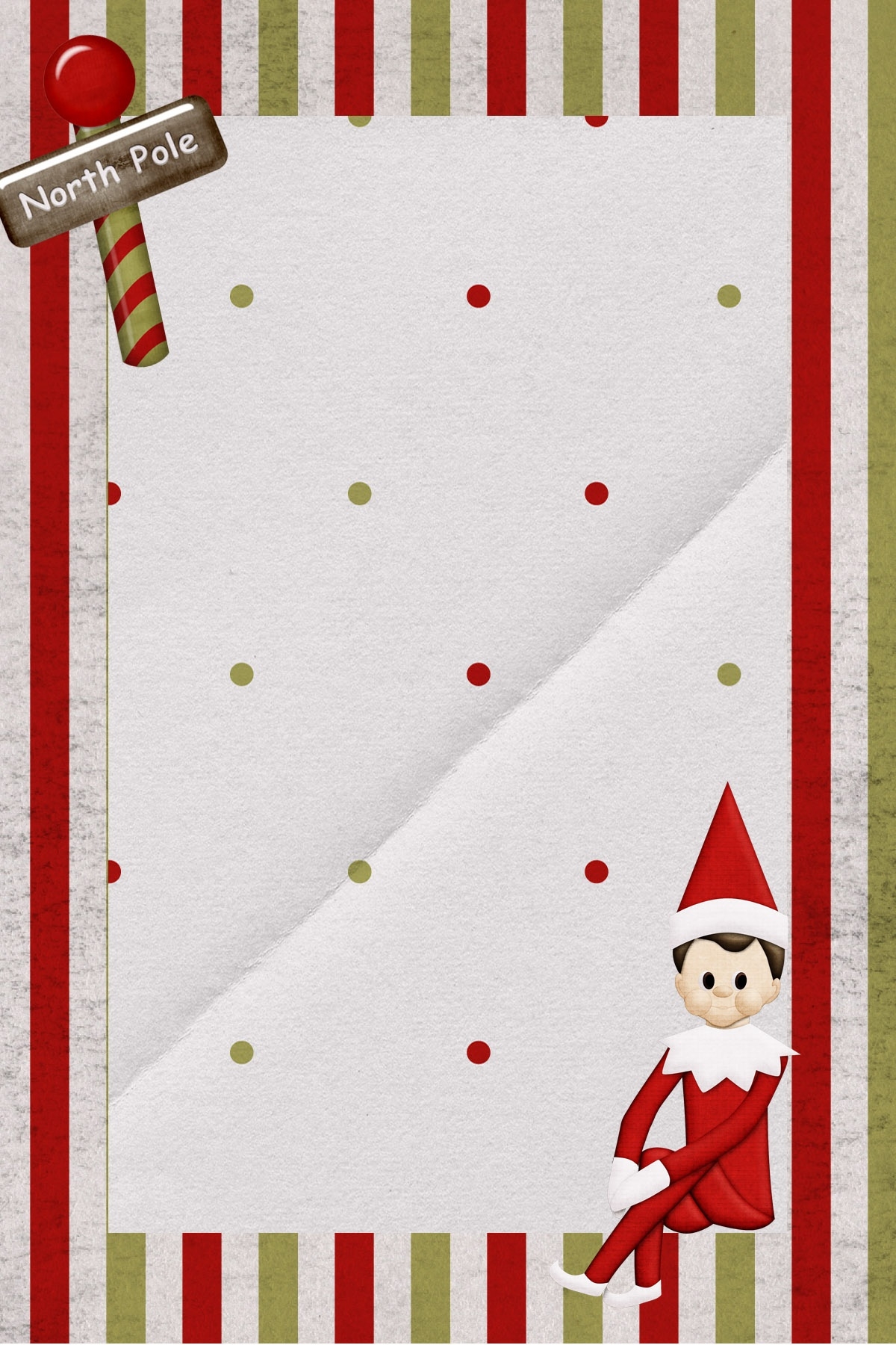 Blank Elf Letter Templates