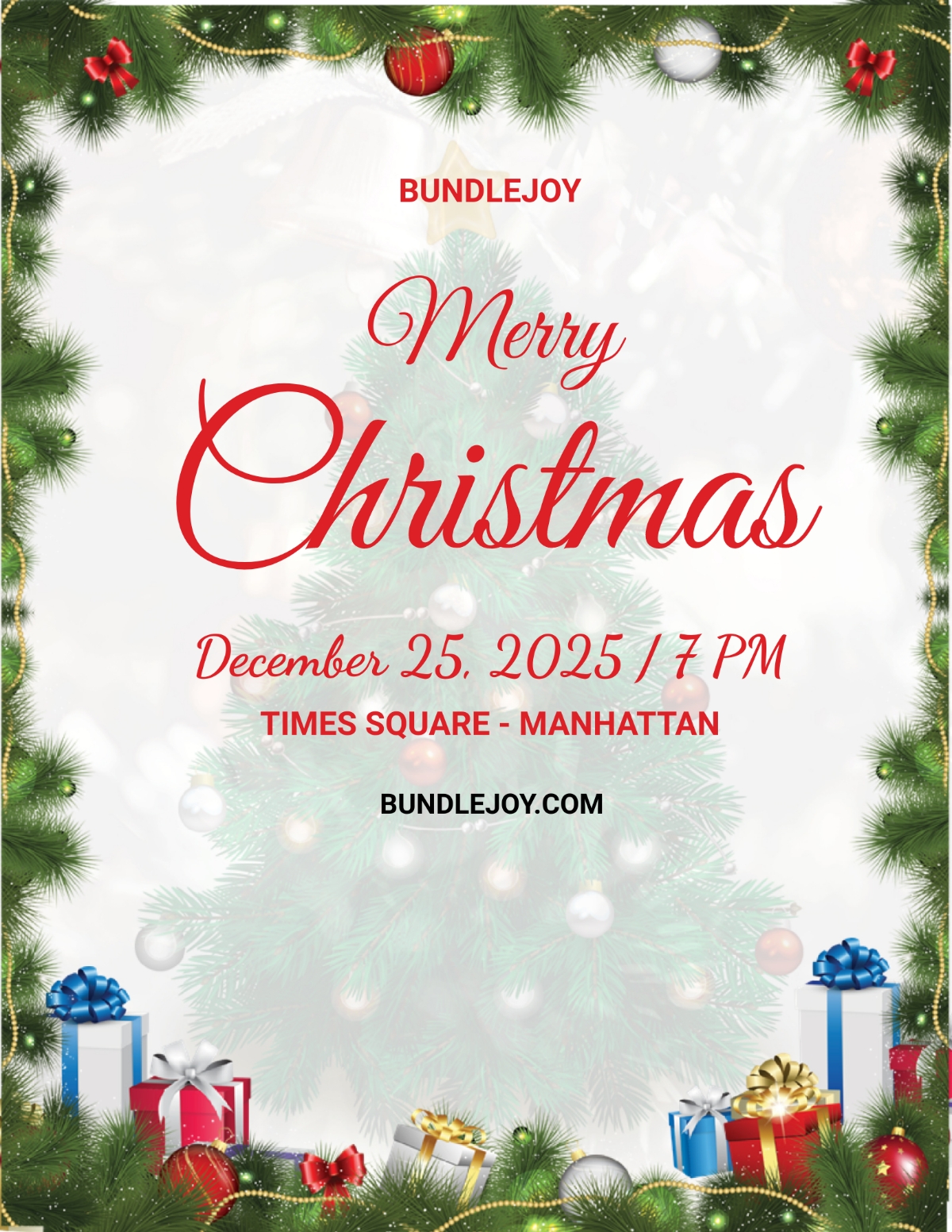 FREE Christmas Flyer Templates Examples Edit Online Download