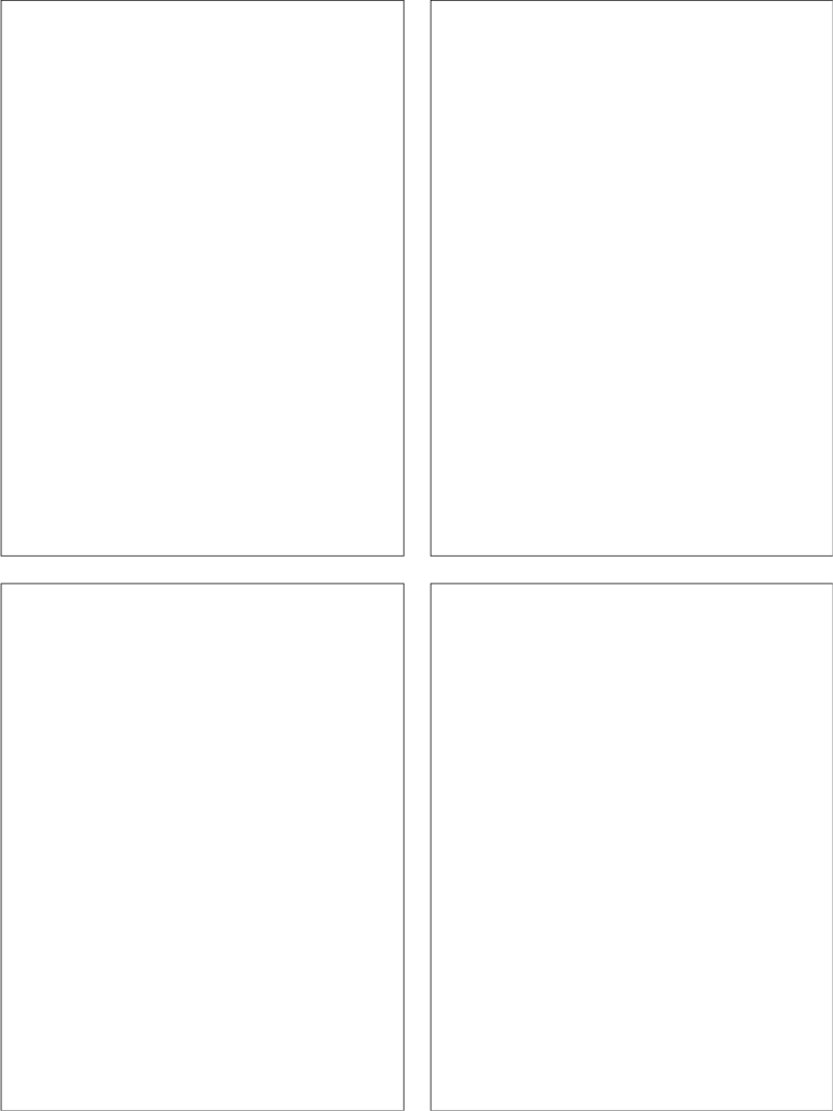 Free Classic Comic Strip Templates Blank Comic 4 Panels PDF