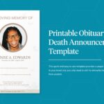 Free Editable Obituary Templates In Word To Download