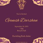 FREE Ganpati Invitation Templates Examples Edit Online Download