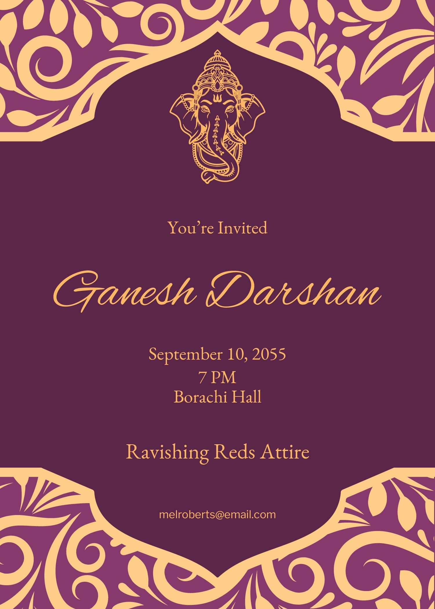 FREE Ganpati Invitation Templates Examples Edit Online Download