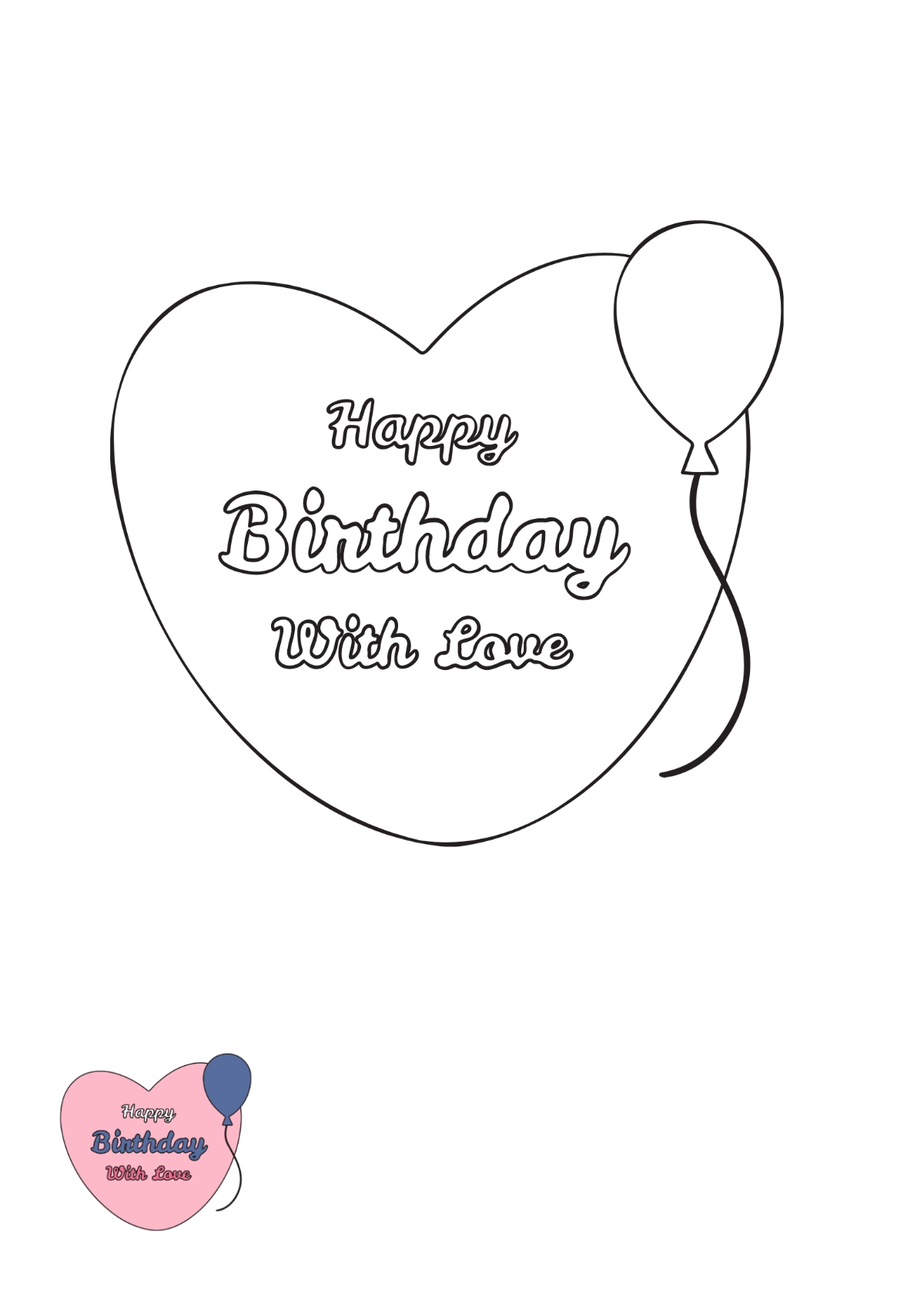 FREE Love Coloring Page Templates Edit Online Download