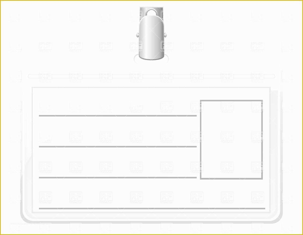 Free Photo Id Badge Template Of 30 Blank Id Card Templates Free Word