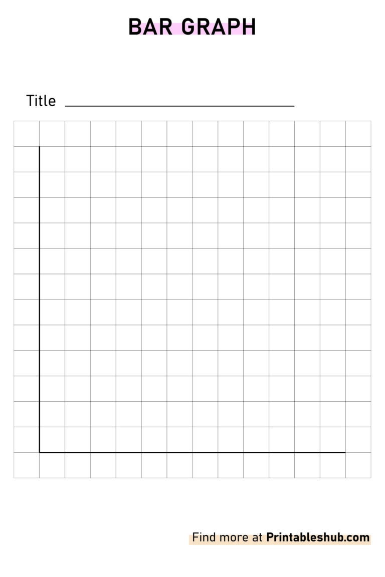Free Printable Blank Bar Graph Templates PDF Included Printables Hub