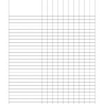 Free Printable Blank Class List Templates For Teachers PDF