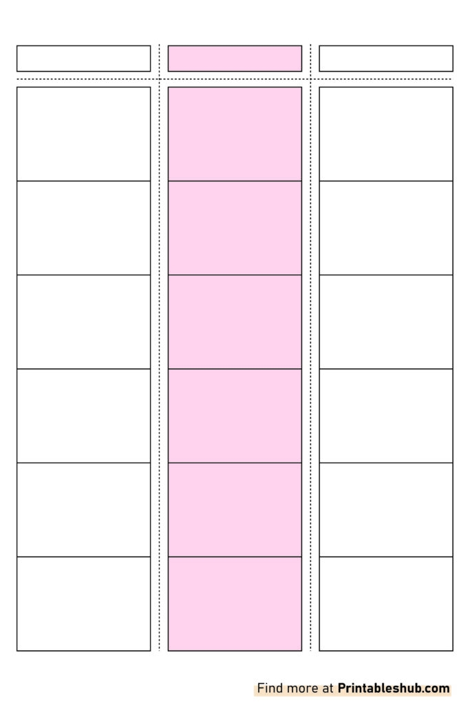 Free Printable Blank Comparison Chart Templates PDF Included