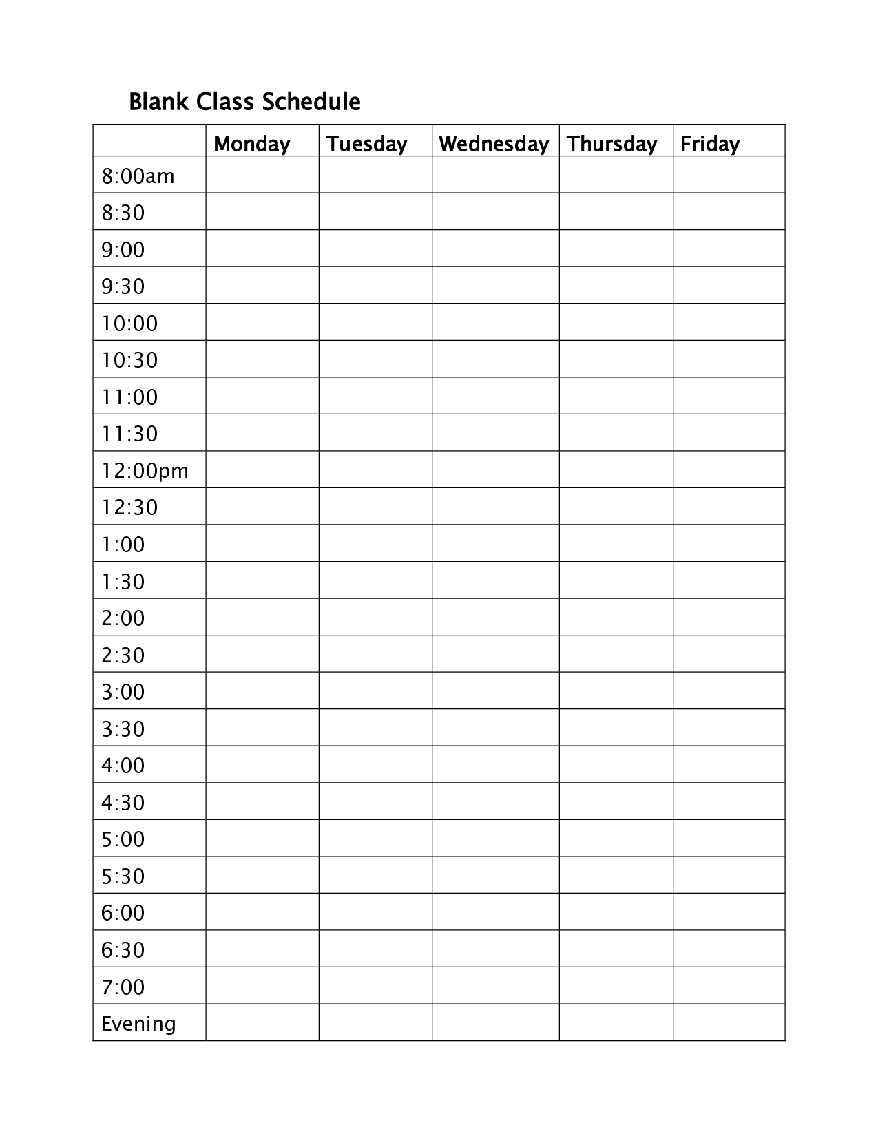 Free Printable Blank Daily Calendar Aubine Bobbette