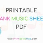 Free Printable Blank Music Sheet Templates PDF Violin Piano Drums