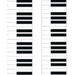 Free Printable Blank Piano Keyboard Templates PDF Included