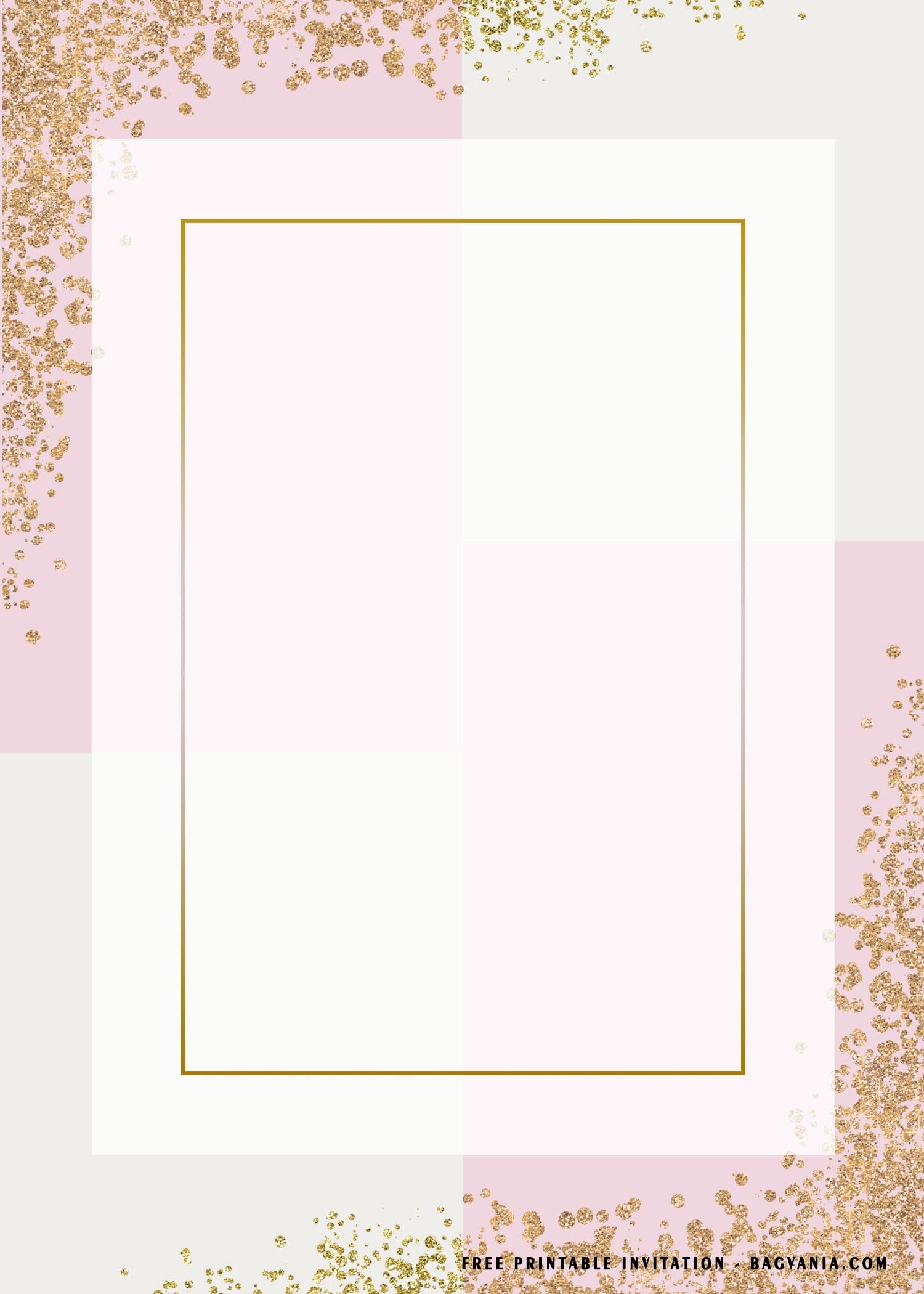 Blank Party Invitation Templates