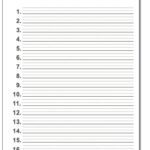 Free Printable Blank Spelling Test Templates Spelling Template