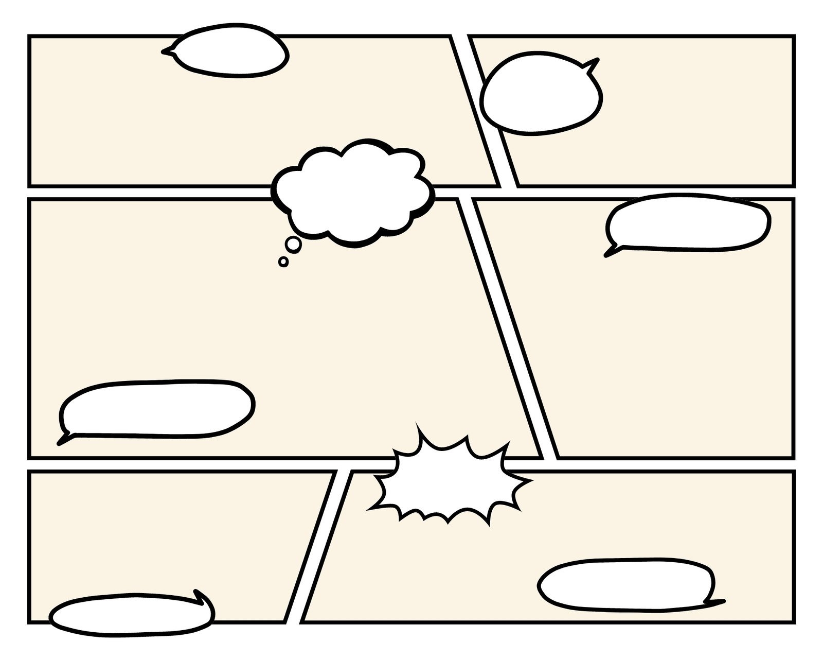 Free Printable Comic Strip Templates You Can Customize 47 OFF