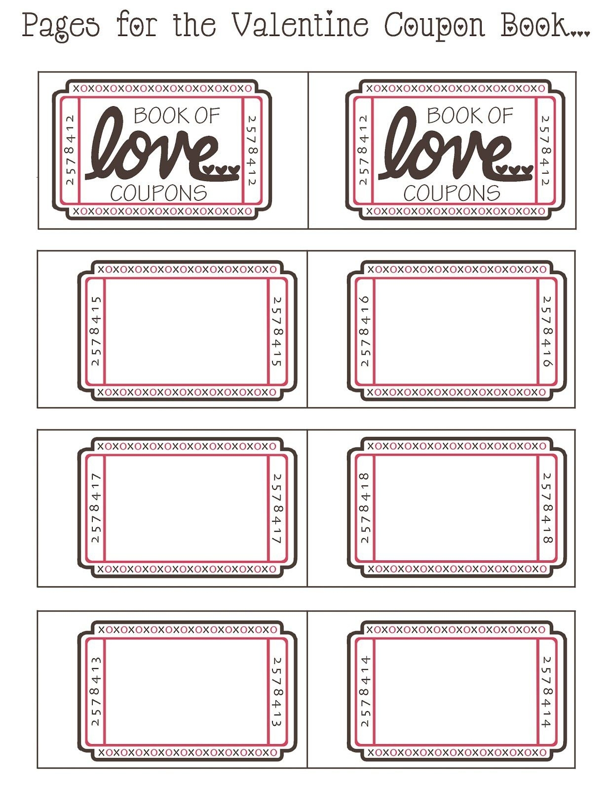 Free Printable Coupons For Husband Free Printable A To Z