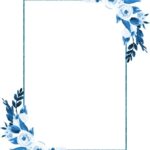 FREE Printable Dusty Blue Bridal Shower Invitation Templa