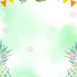 FREE Printable Fresh Pineapple Tropical Party Invitation Templates