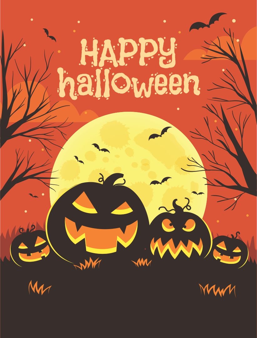 Free Printable Halloween Poster Templates