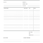 Free Printable Invoice Templates Excel Word PDF Blank 53 OFF