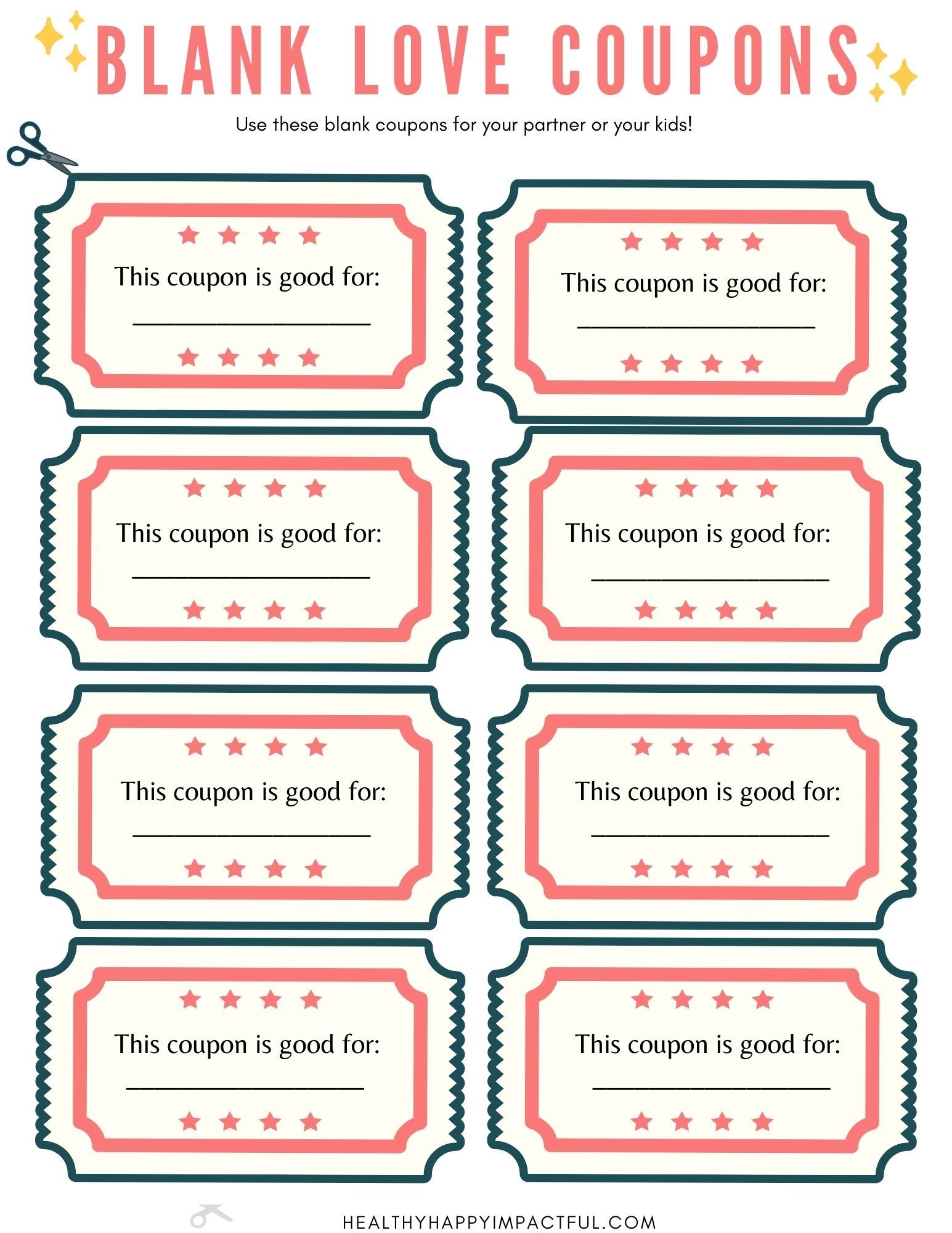 Blank Coupon Templates For Free
