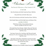 Free Printable Menu Template Free Christmas Lunch Menu Xmas Menu Xmas