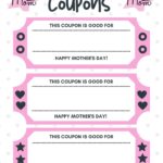 Free Printable Mother S Day Coupons Mother S Day Coupons Coupon
