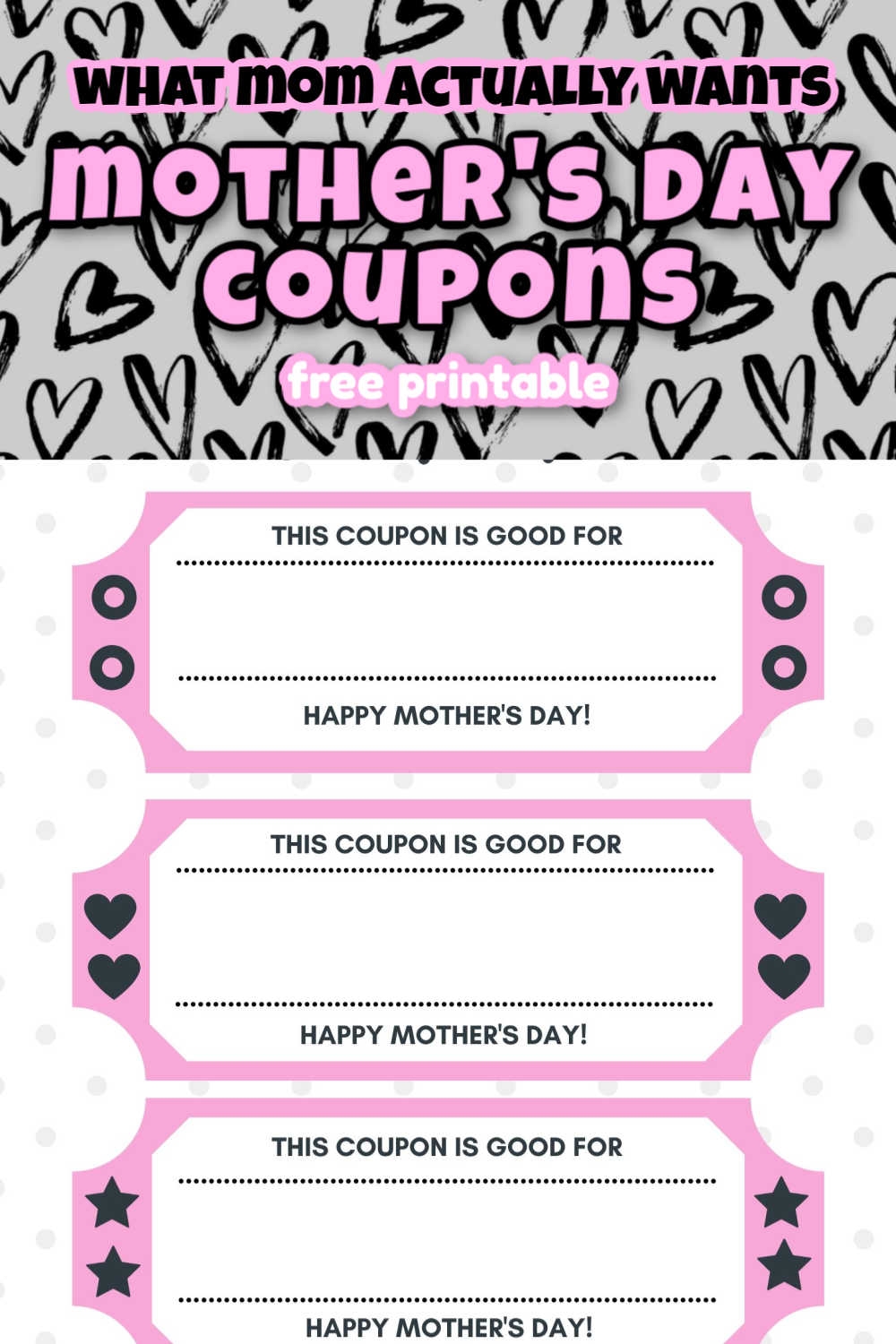 Free Printable Mother S Day Coupons