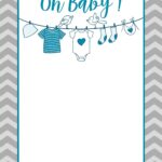 FREE Printable Onesie Baby Shower Invitations Templates Free Baby