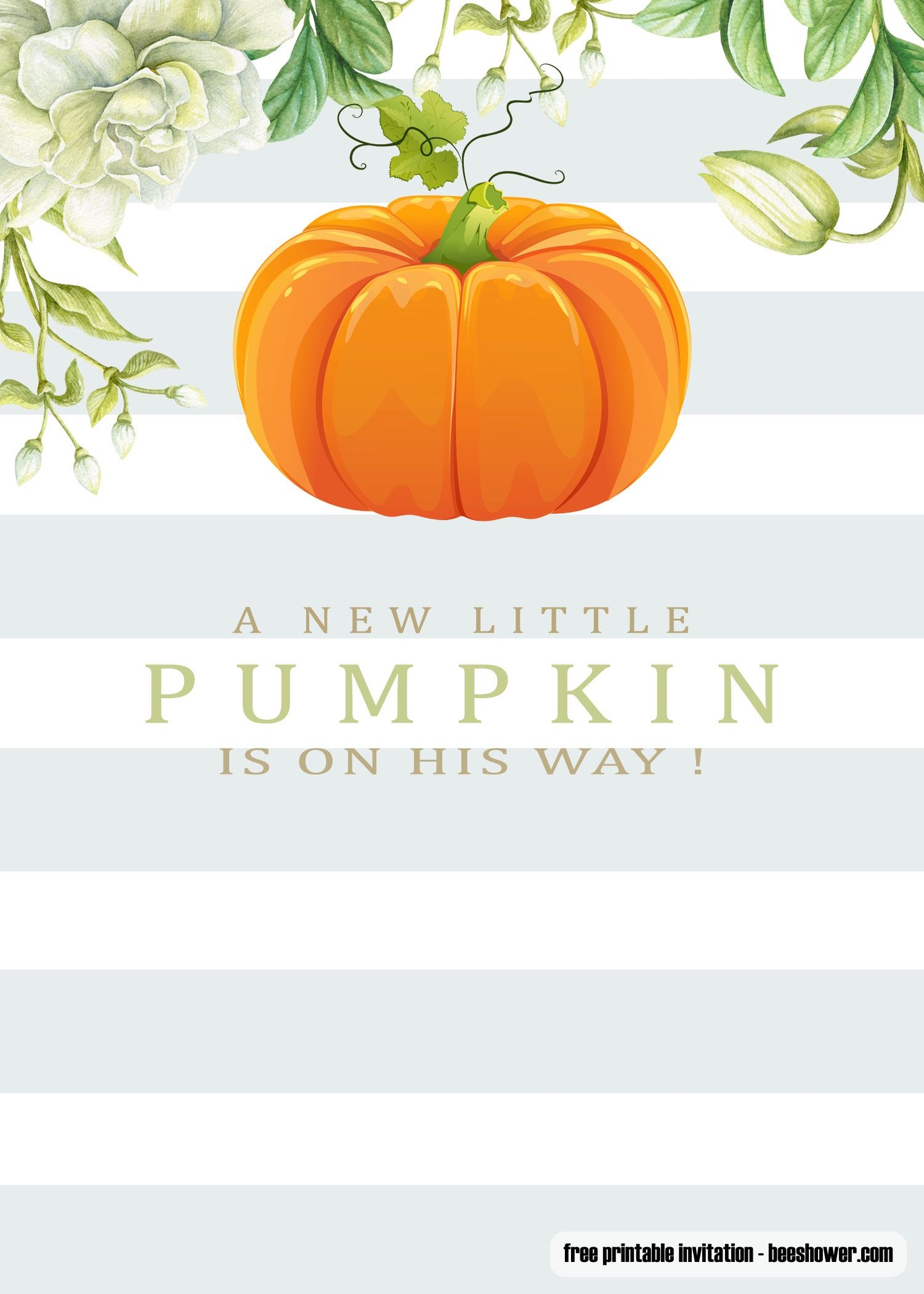 Free Printable Pumpkin Invitation Template Pick Your Favorite