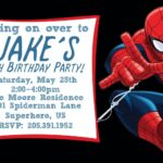 Free Printable Spiderman Birthday Invitation Templates Editable