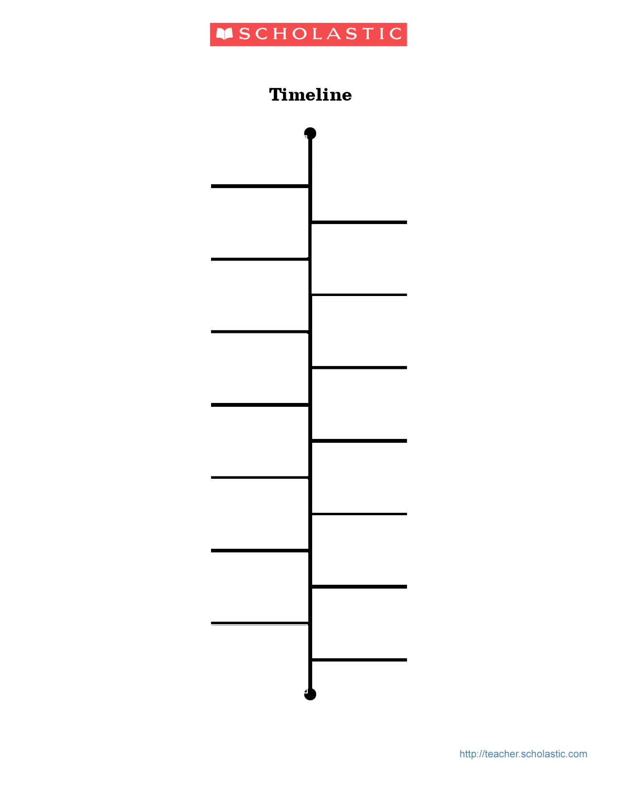Free Printable Timeline Sheets