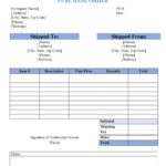 FREE Purchase Order Template Instant Download
