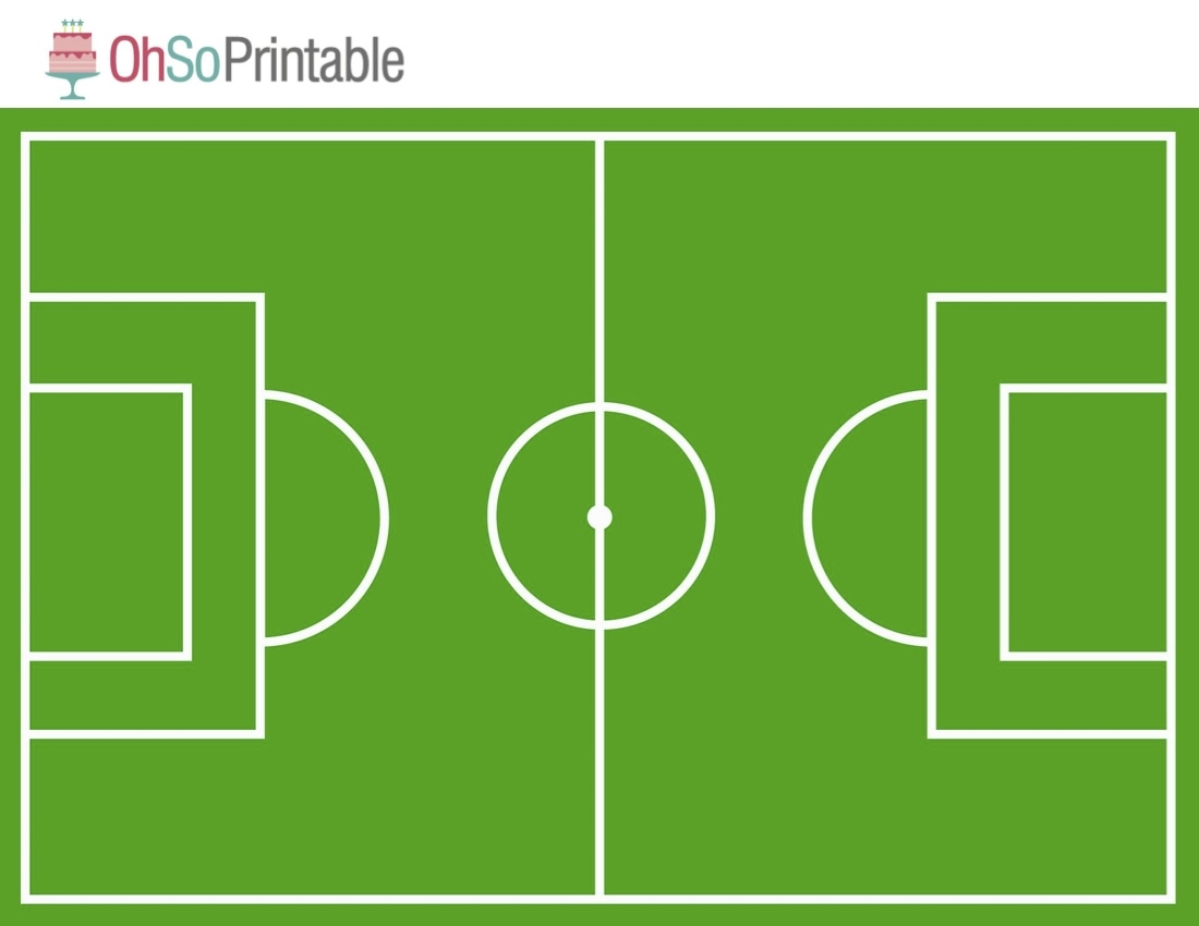 Blank Soccer Field Templates