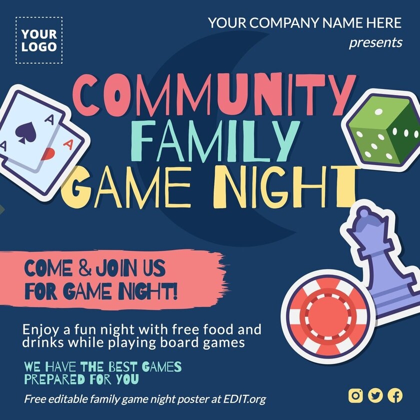 Game Night Flyer Designs