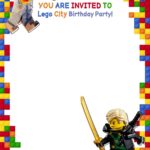 Get 9 Lego Birthday Invitation Templates With Awesome Ninjago Lego