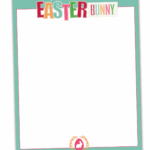 Get Crafty With K Designs Easter Bunny Stationary Tutorial
