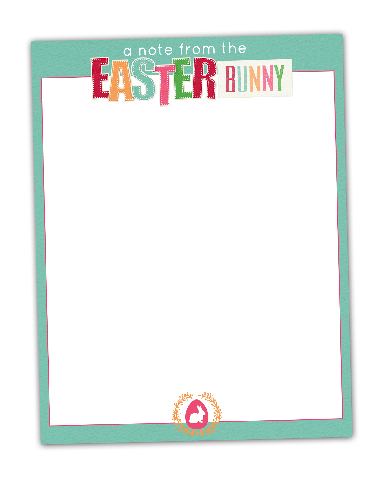 Get Crafty With K Designs Easter Bunny Stationary Tutorial