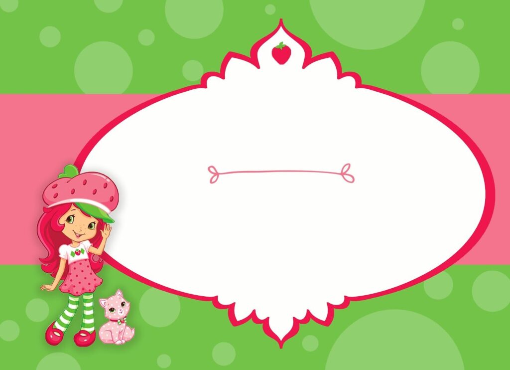 Get Free Printable Strawberry Baby Shower Invitation Template